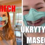 maseczka z oknem na uśmiech