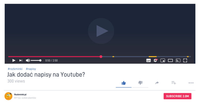 Nie wiesz jak włączyć polskie napisy na yt? Przeczytaj o tym, dlaczego warto dodawać na youtube polskie napisy oraz jak to zrobić!