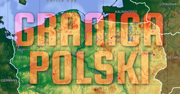 Polskie granice z innymi państwami. Granica Polski z Niemcami, z Czechami, ze Słowacją, z Ukrainą, z Białorusią, z Litwą, z Rosją. Najdłuższa granica.