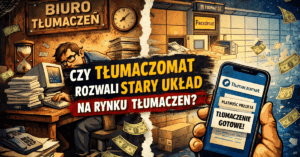 biuro tłumaczeń tłumacz przysięgły TŁUMACZomat rynek tłumaczeń