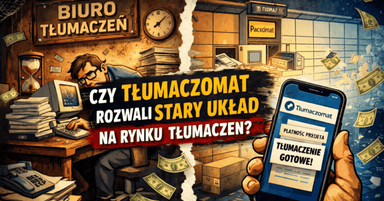 biuro tłumaczeń tłumacz przysięgły TŁUMACZomat rynek tłumaczeń