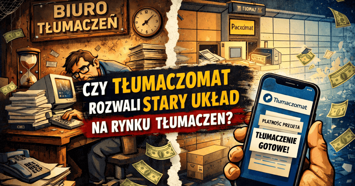 biuro tłumaczeń tłumacz przysięgły TŁUMACZomat rynek tłumaczeń